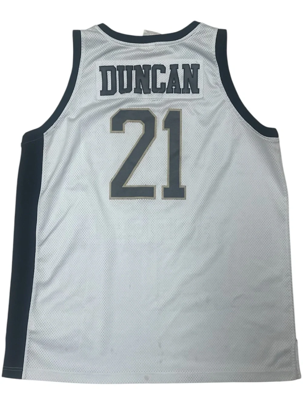 Tim Duncan Wake Forest Demon Deacons Adidas Jersey True School Sewn Men XL 52